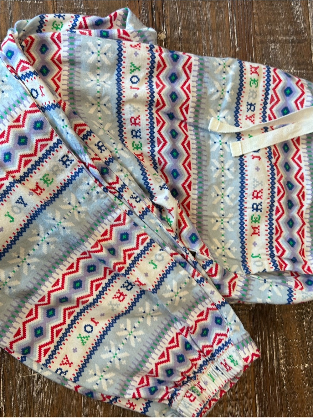 Old Navy Light blue merry Pajama Bottoms size L